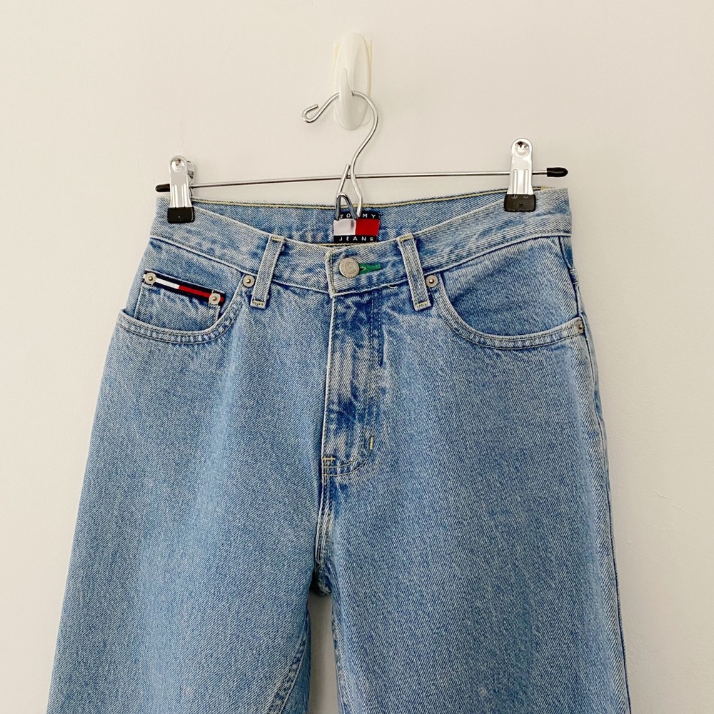 Tommy Hilfiger Vintage ‘98 High Rise Slim Straight Leg Jeans Size 3 - Picture 6 of 11